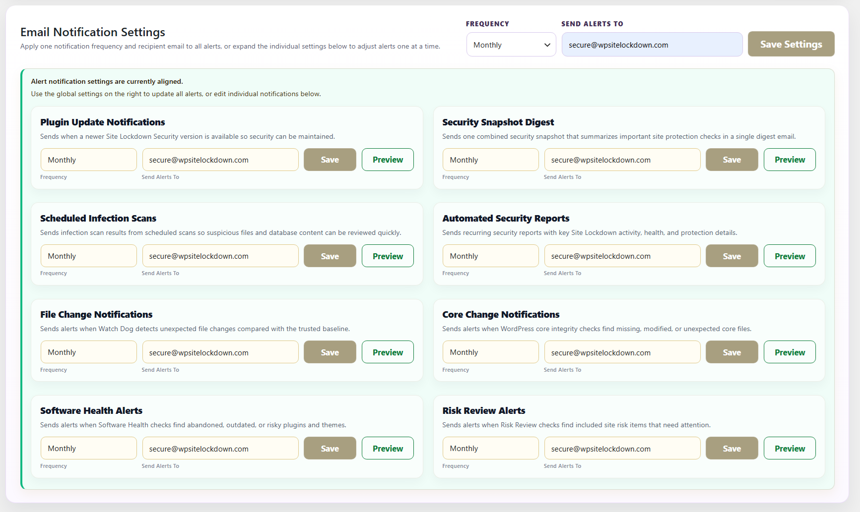Email Notifications